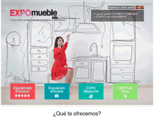 Tablet Screenshot of expomuebleb2b.com